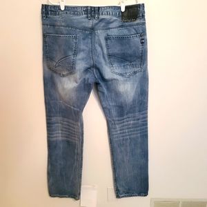 NWOT DIVISION E BUTTON FLY DISTRESSED JEANS